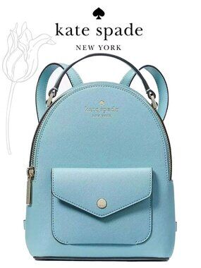 Kate Spade NWT Schuyler Mini Backpack Smoky Blue